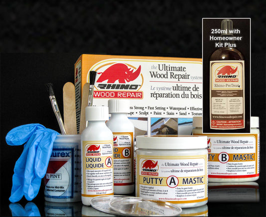 1 DIY Kit Plus with Rhino PreTreat | Repairs up to 42 in3