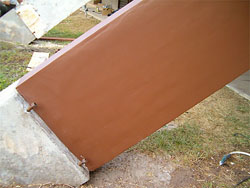Support beam after
